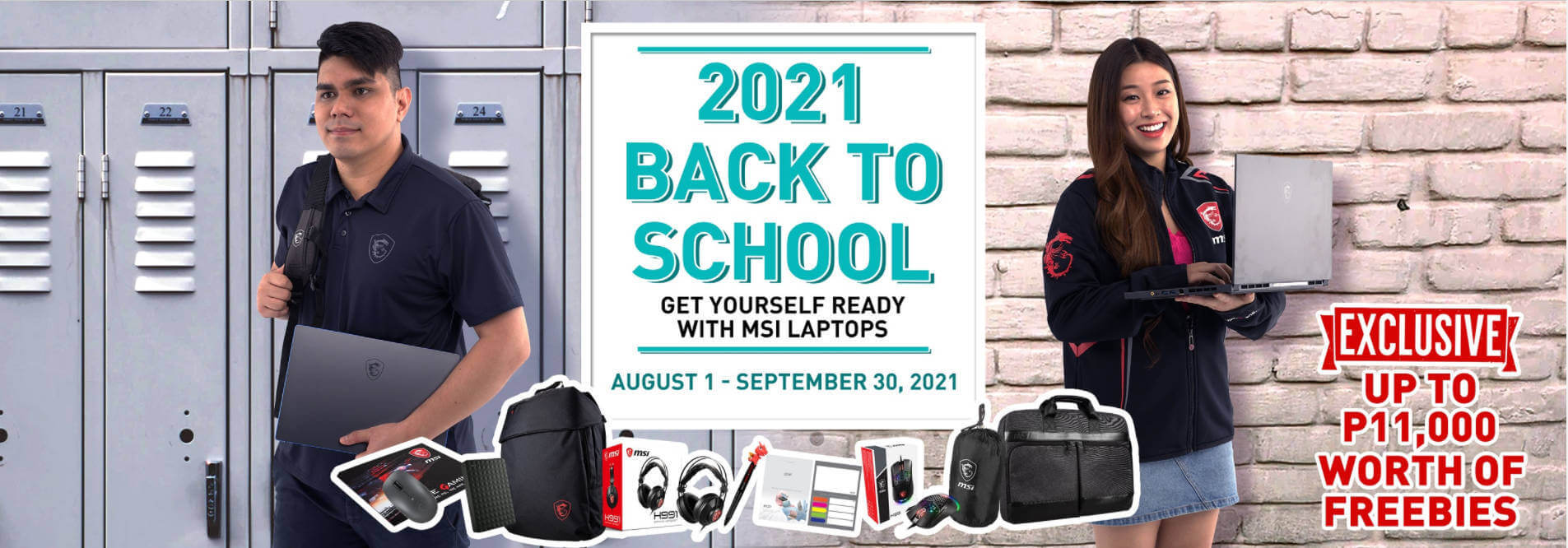 Gear Up with the MSI 2021 Back to School Promo