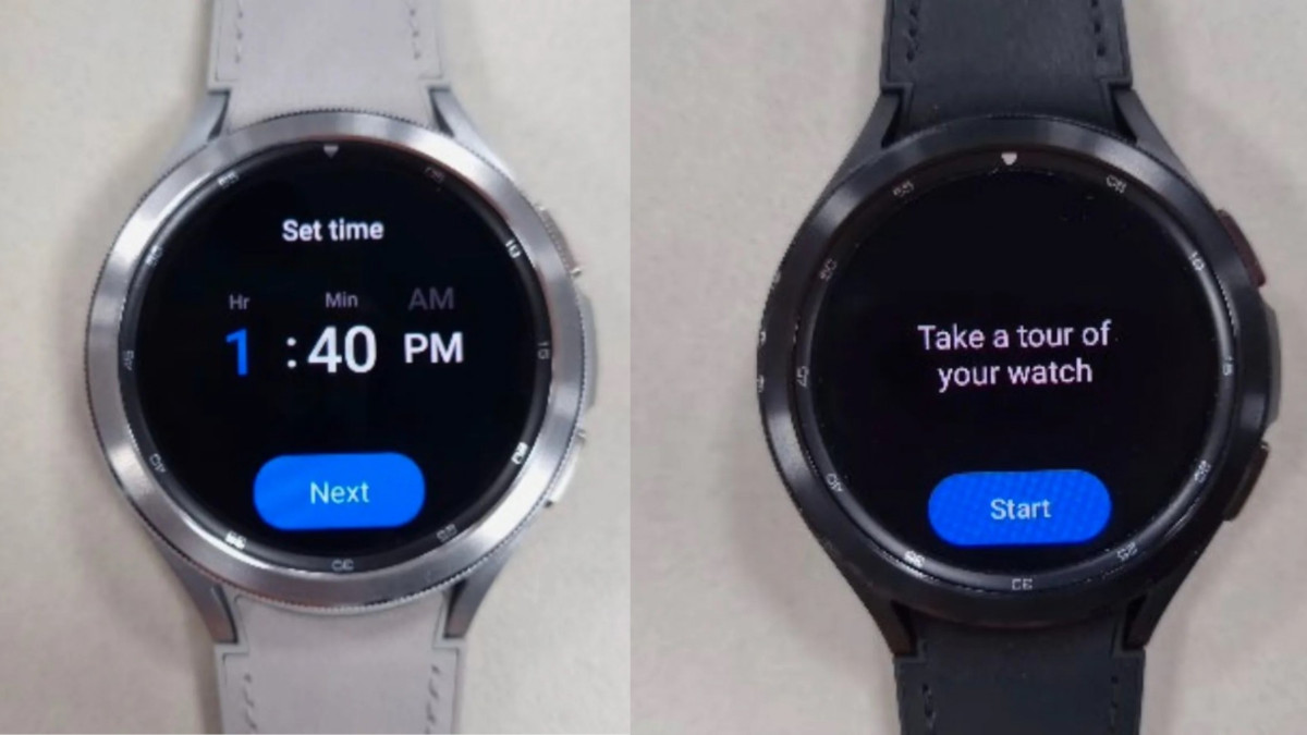 Samsung Galaxy Watch4 Classic Live Images Leak