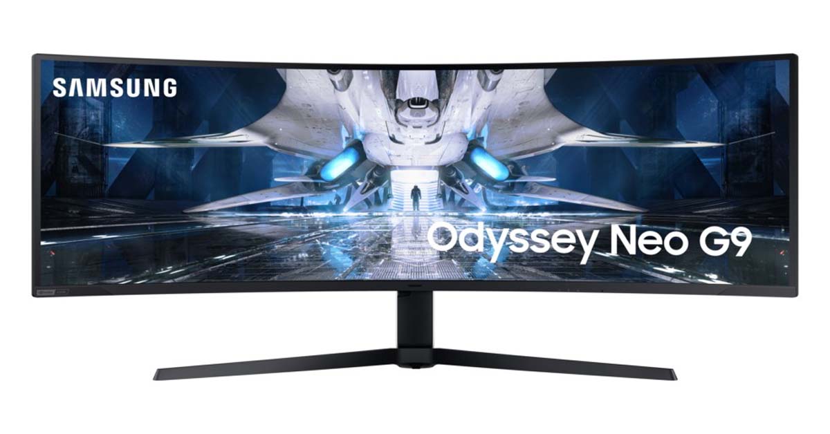 Samsung Odyssey Neo G9 is a 49-inch QLED + Quantum Mini-LED Monitor with a 240Hz Refresh Rate