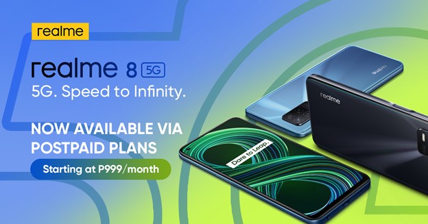 realme 8 5G Now Available via Smart Signature Plan 999