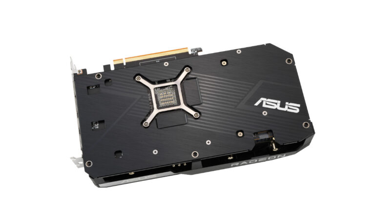 ASUS Dual Radeon RX 6600 XT with backplate