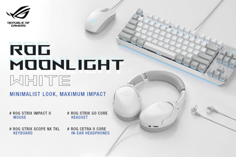 ASUS ROG Moonlight White Peripheral Set