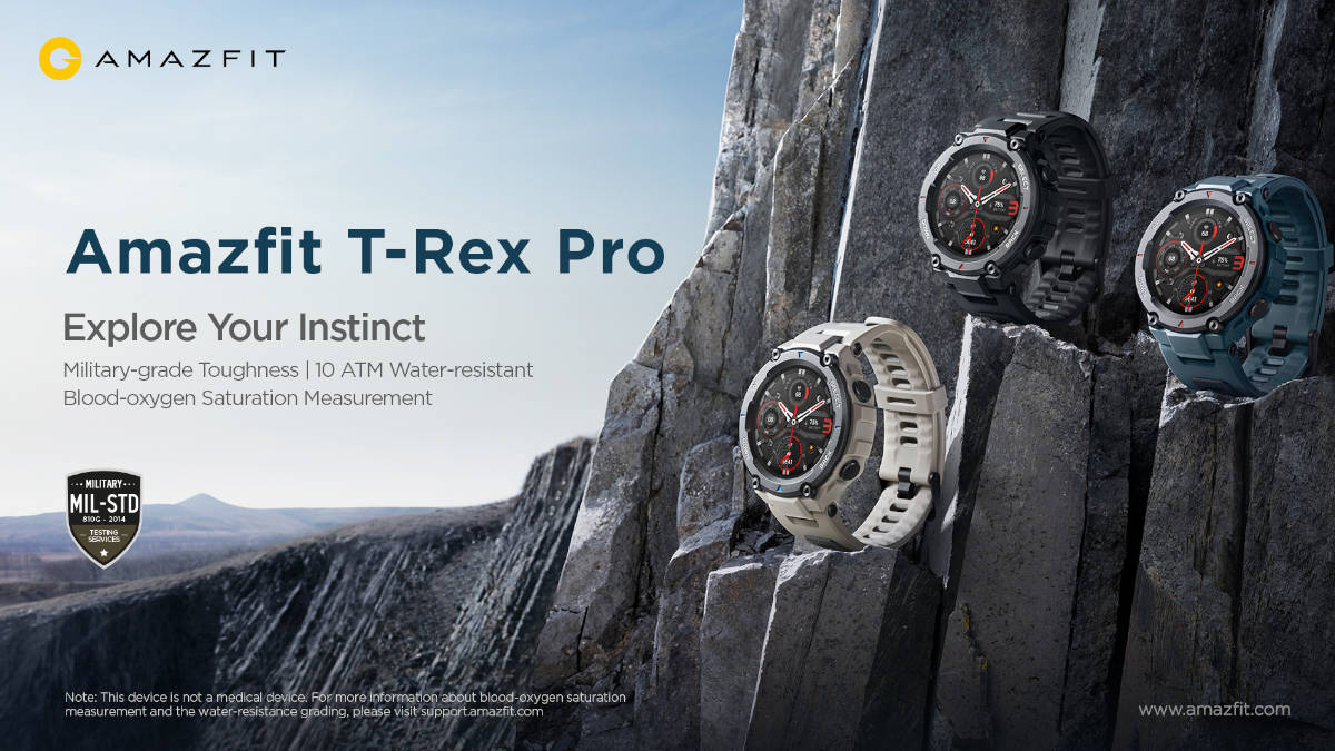 Amazfit T-Rex Pro Available for Pre-order on Shopee and Lazada Starting September 1