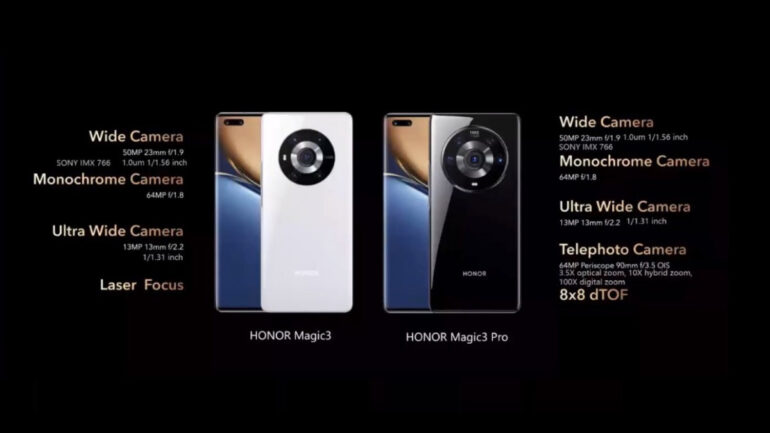 HONOR Magic3 series rear camera