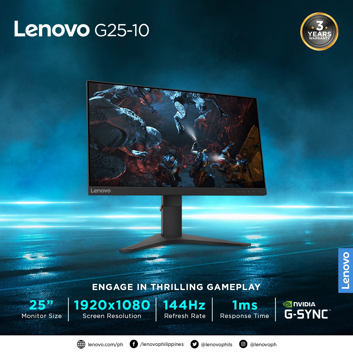 Lenovo G25-10 Monitor Price PHLenovo G25-10 Monitor Price PH