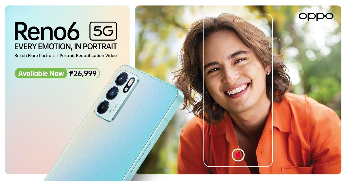 OPPO Reno6 5G Now Available in PH
