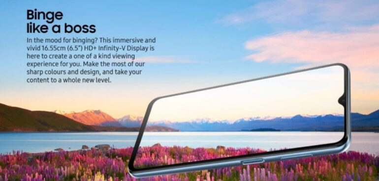 Samsung Galaxy M32 5G display