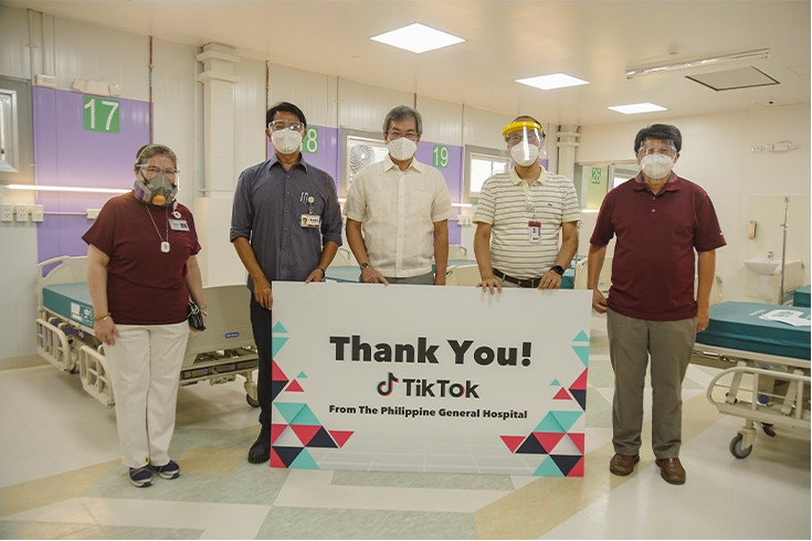 TikTok Donates COVID-19 Ward to PGH