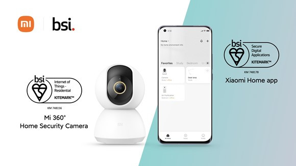 Mi 360° Home Security Camera and Xiaomi Home App Get BSI Kitemark Certification