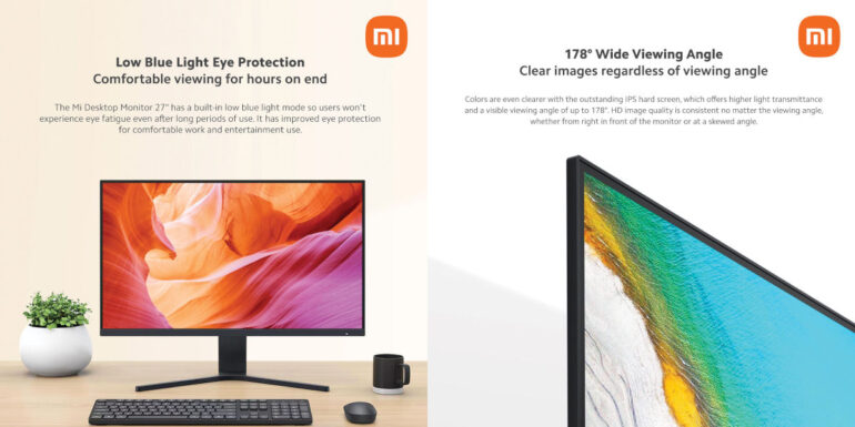 Xiaomi Mi Desktop Monitor 27-inch features 1