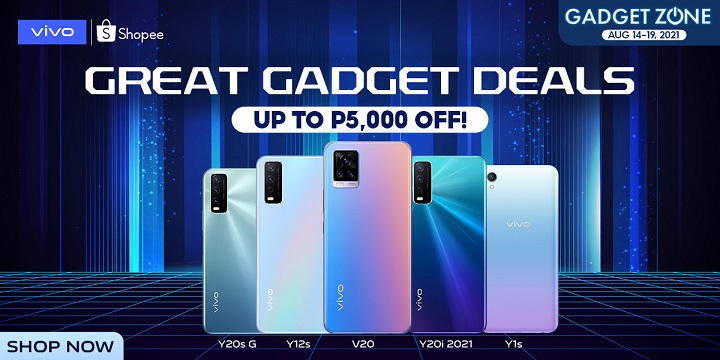 Get up to PhP5,000 Off on Selected vivo Smartphones on Shopee!