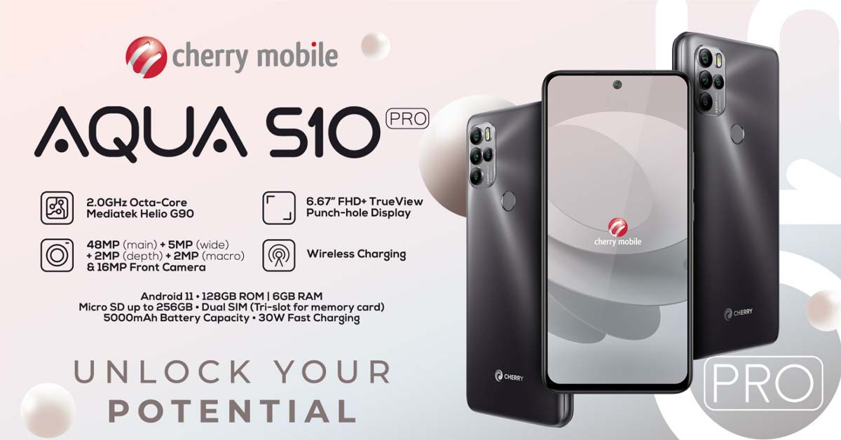 Cherry Mobile Aqua S10 Pro with Helio G90, 30W Fast-Charging Now Official