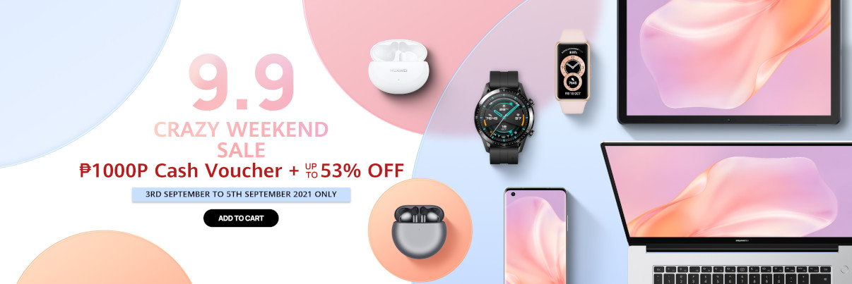 Enjoy Deals of Up to 50% Off on Huawei Devices until September 12