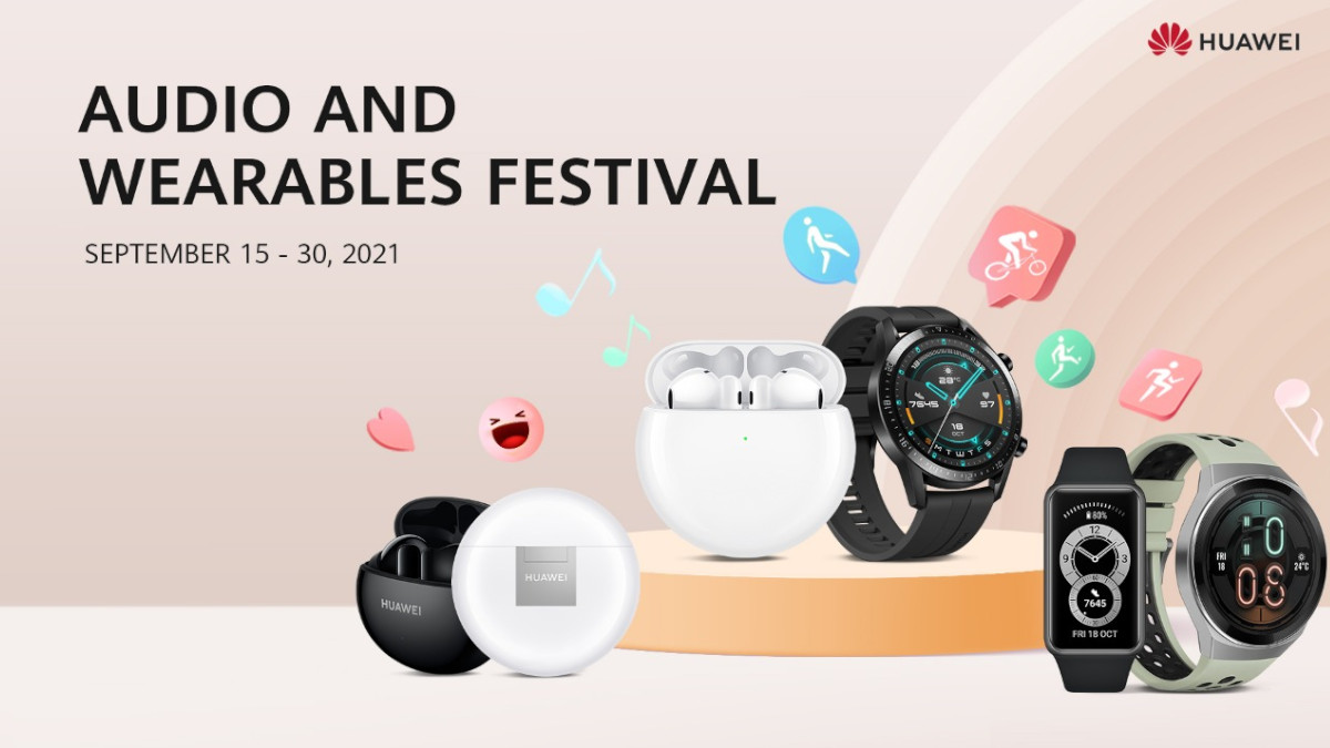 Enjoy up to 50% Off with the Huawei Audio and Wearables Festival