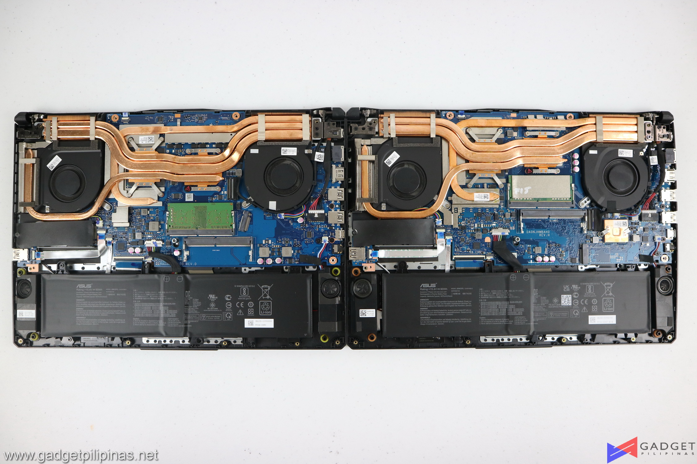 Intel Core i7 11800H vs AMD Ryzen 7 5800H - TUF A15 TUF F15 Internals