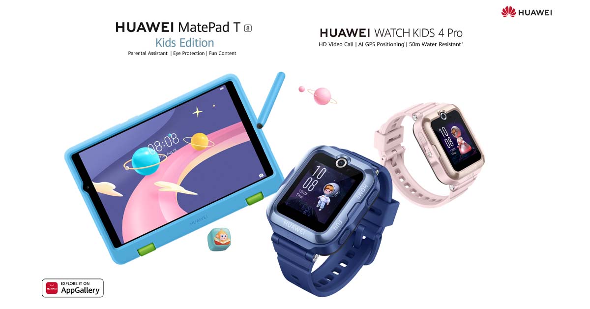 Huawei Launches MatePad T 8 Kids Edition and Watch Kids 4 Pro in PH