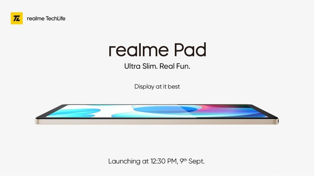 realme Confirms Display and Colorways of realme Pad