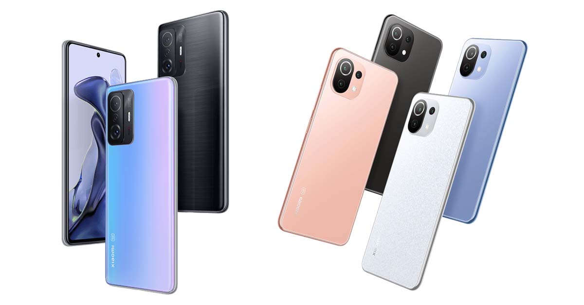 Xiaomi 11T, 11T Pro, and 11 Lite 5G NE Now Official