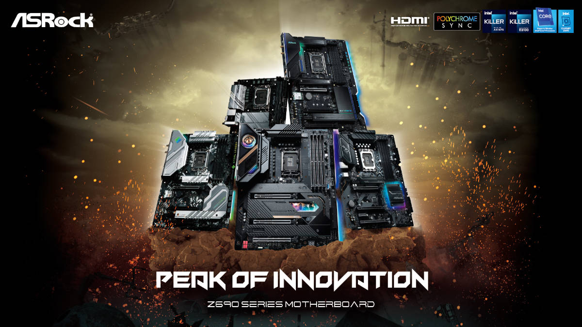 ASRock Launches Its Full Range of Intel Z690 Motherboards