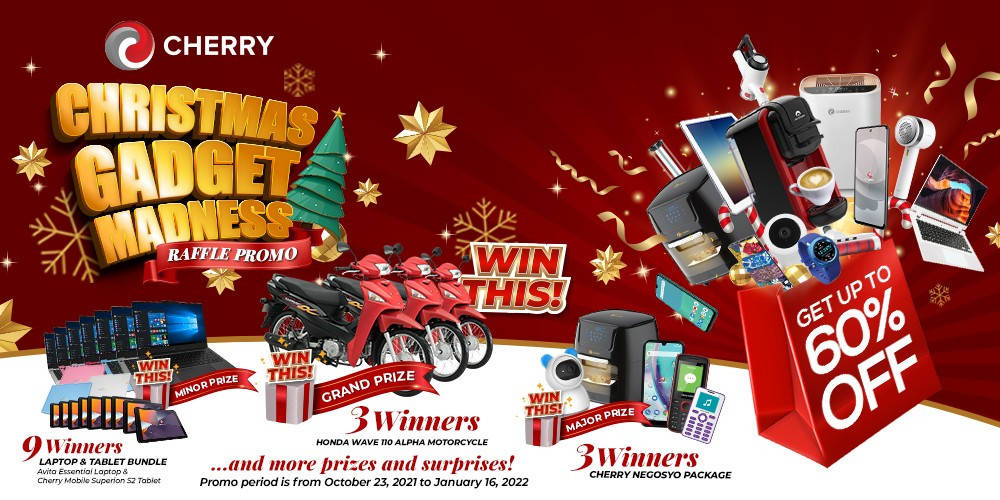 Win Exciting Prizes at Cherry’s Christmas Gadget Madness Promo!