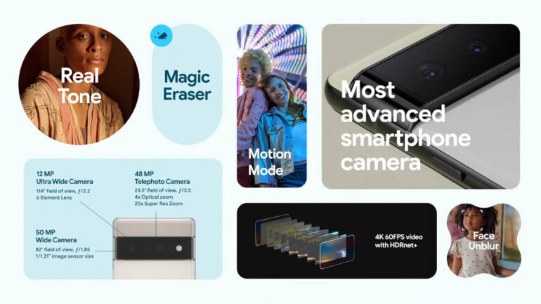Google Pixel 6 and 6 Pro camera highlights