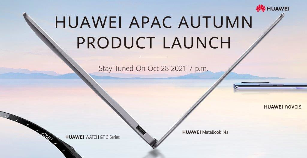 Huawei to Launch New Devices at APAC Autumn Product Launch on October 28