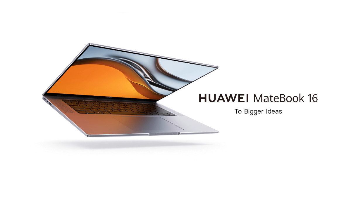Huawei MateBook 16 Unveiled Powered by Ryzen 5000H Processors