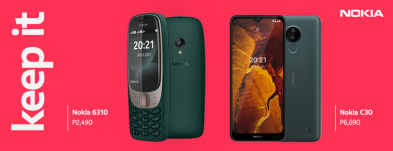 Nokia C30 and Nokia 6310 PH