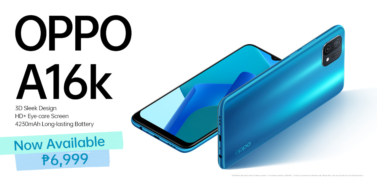OPPO A16k Announced in PH, Priced