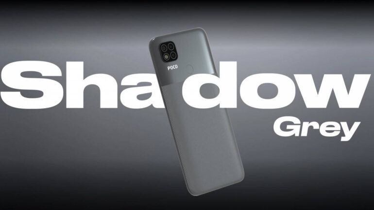 POCO C31 - Shadow Grey color