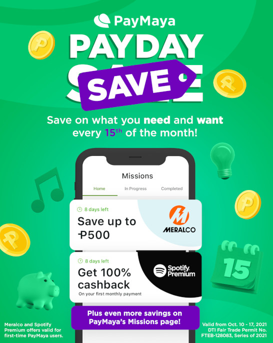 PayMaya PayDay Save poster