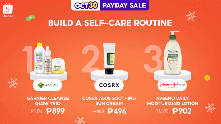 Shopee Oct 30 Payday sale - self-care