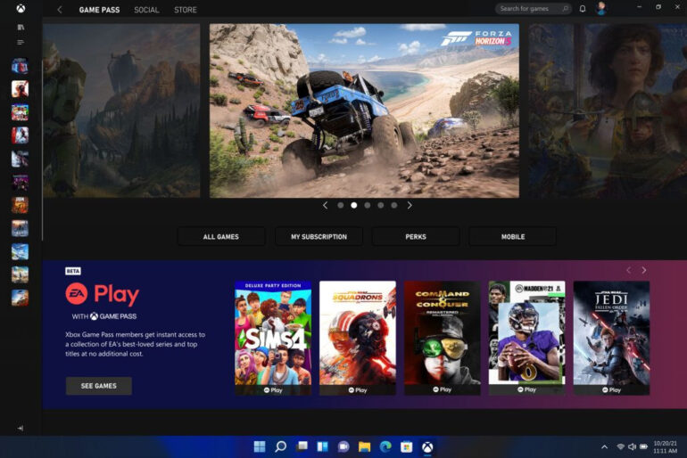 Windows 11 available now - Xbox app