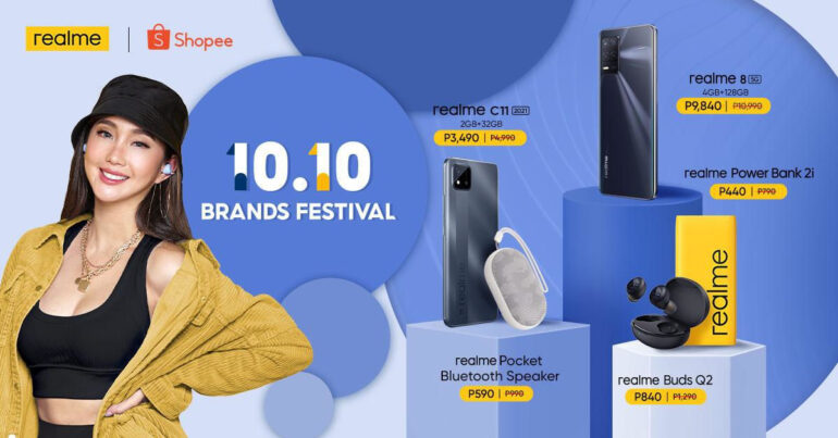 realme 10.10 Shopee sale