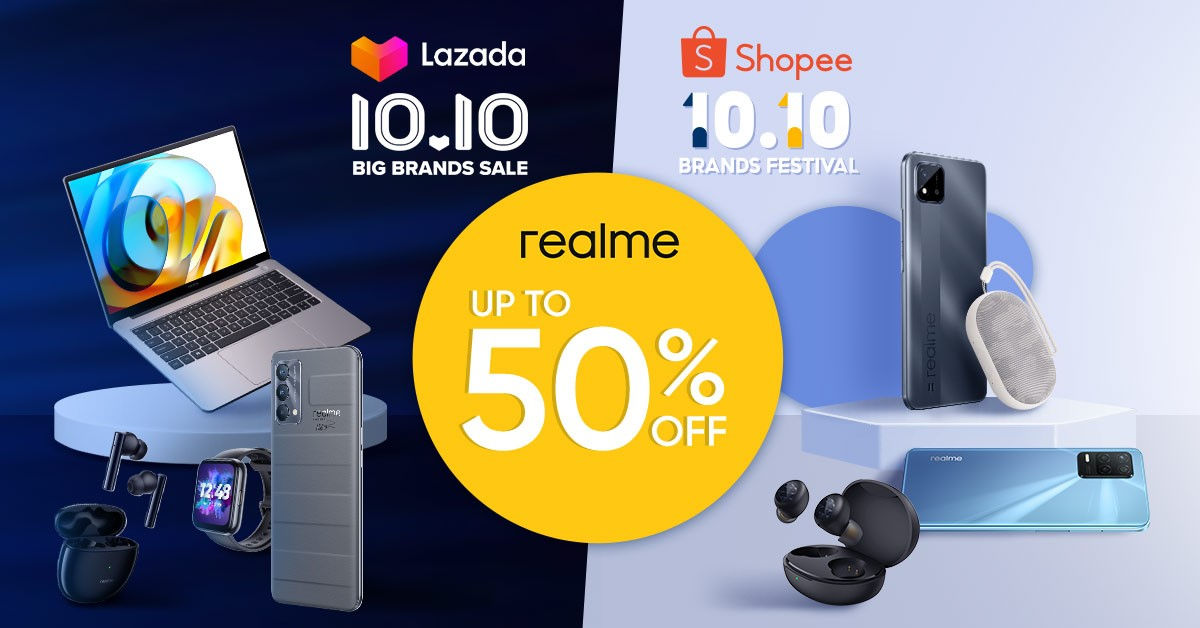 Score Up to PHP 7,000 Off on realme Devices this 10.10