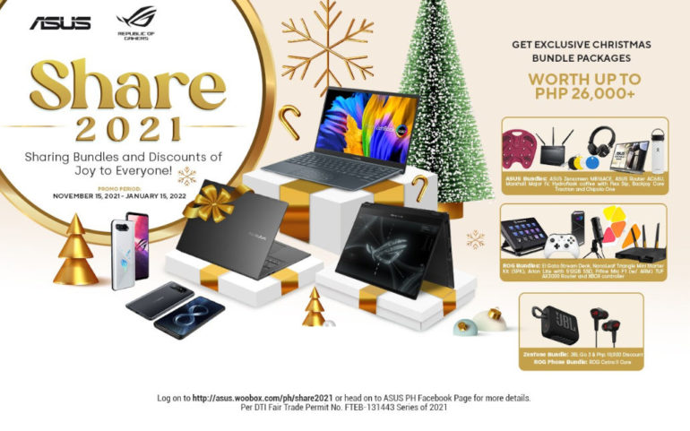 ASUS Share 2021 Holiday promo