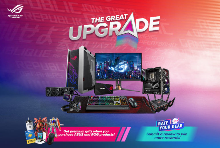 ASUS and ROG - The Great Upgrade and Rate Your Gear promo