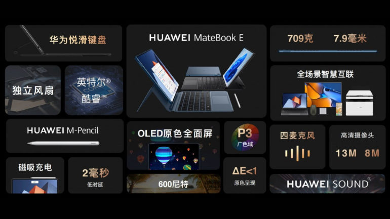 Huawei MateBook E highlights