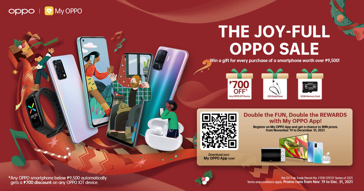 Rekindle Your Joy with Christmas with the Joy-Full OPPO Sale