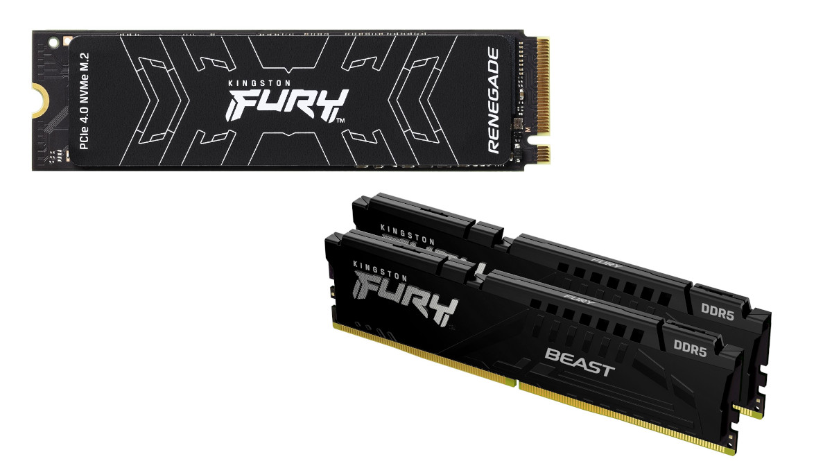 Kingston Fury Beast DDR5 Memory and Fury Renegade PCIe 4.0 NVMe SSD Lineups Unleashed