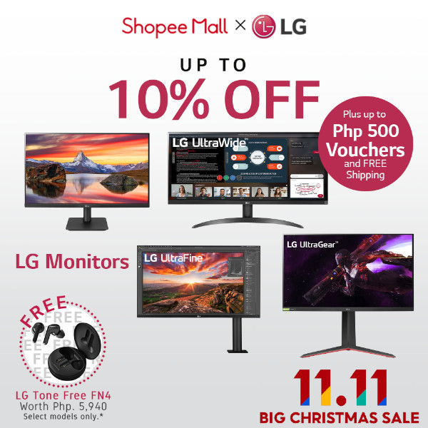 LG Monitors 11.11 Shopee Mall