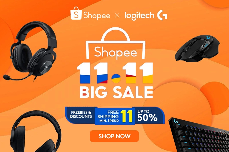 Check Out Logitech G During the Shopee 11.11 Big Sale for Gamer Gift Options