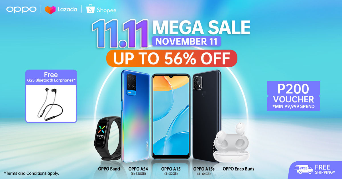 Enjoy Up to 56% on OPPO Devices this 11.11 Mega Brand Day Sale on Shopee and Lazada