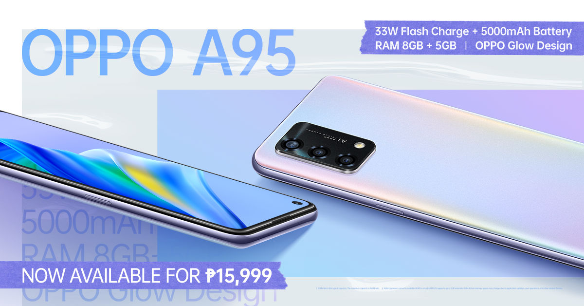 OPPO A95 Launched in the Philippines, Priced