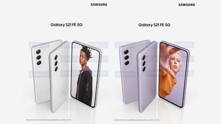 Samsung Galaxy S21 FE 5G marketing materials leak colors 2