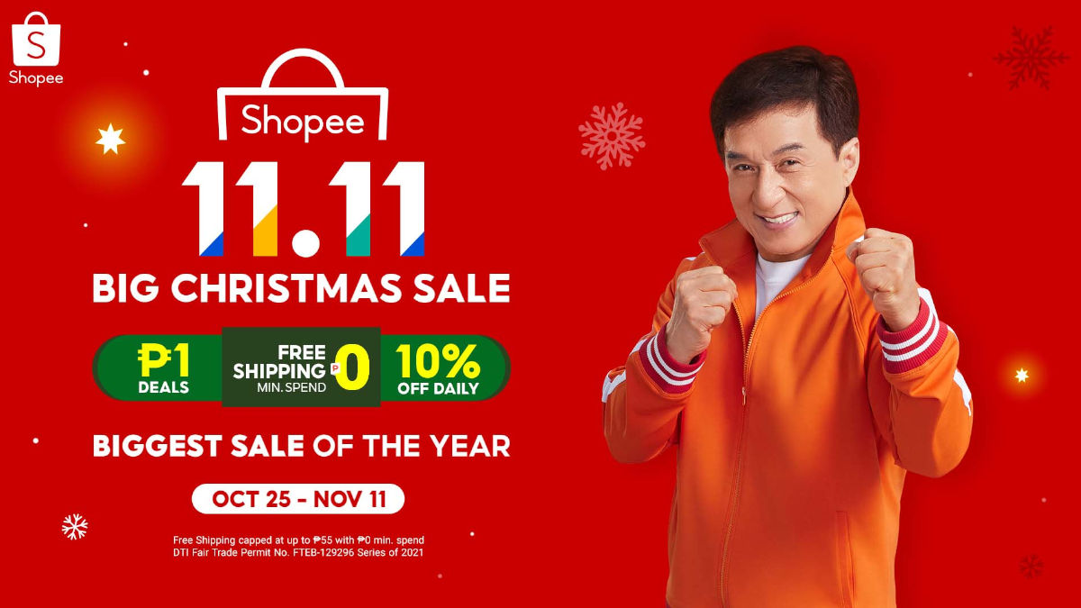 Shopee 11.11 Big Christmas Sale Launched with 10% Off Daily Vouchers and More