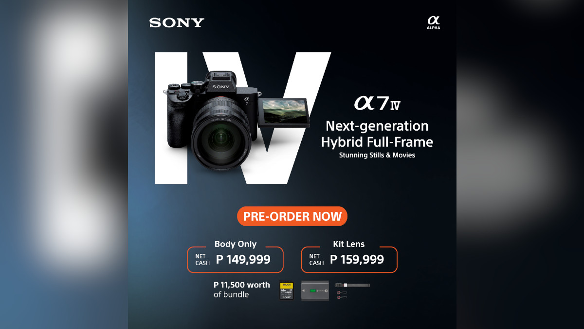 Sony Alpha 7 IV Now Available for Pre-order in PH