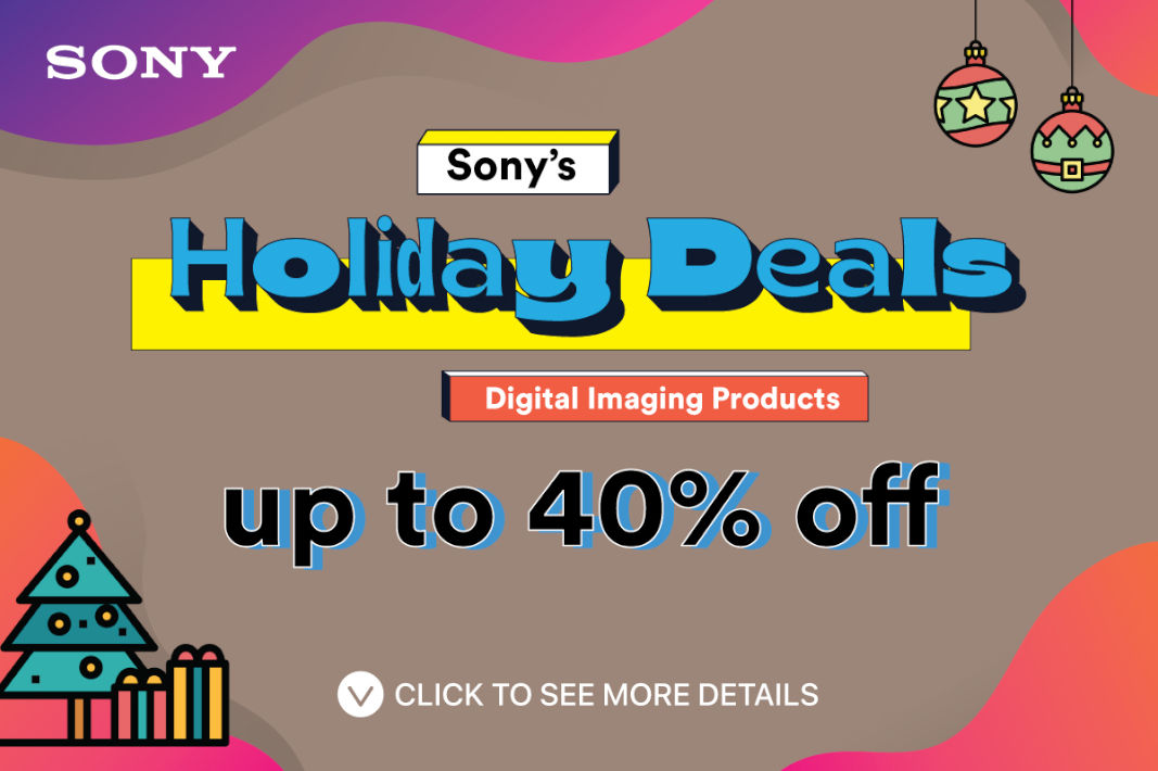 Enjoy Up to 40% Off During the Sony Holiday Deals until November 30