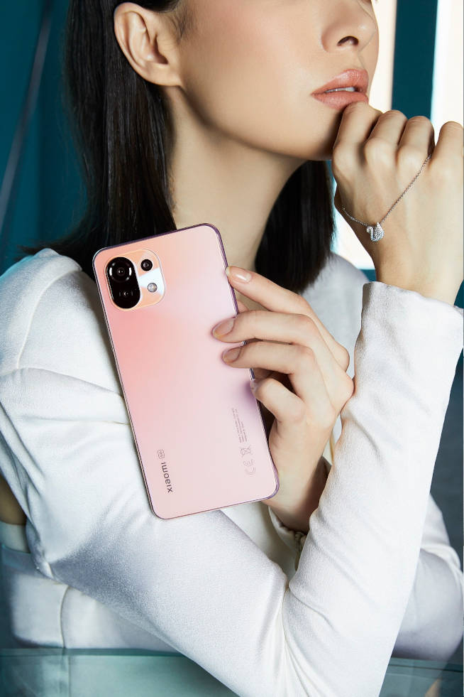 Xiaomi 11 Lite 5G NE - Swarovski Peach Pink