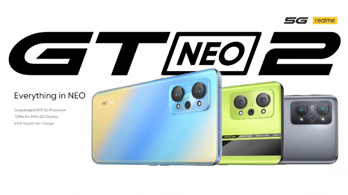 realme GT Neo2 and realme 8i Introduced in Global Market